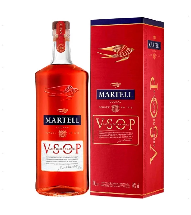 Коньяк Martell VSOP в подарунковій упаковці 0,5 л 40%