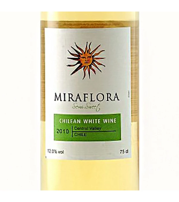 Вино Miraflora біле напівсолодке 0,75л 11,5% купити