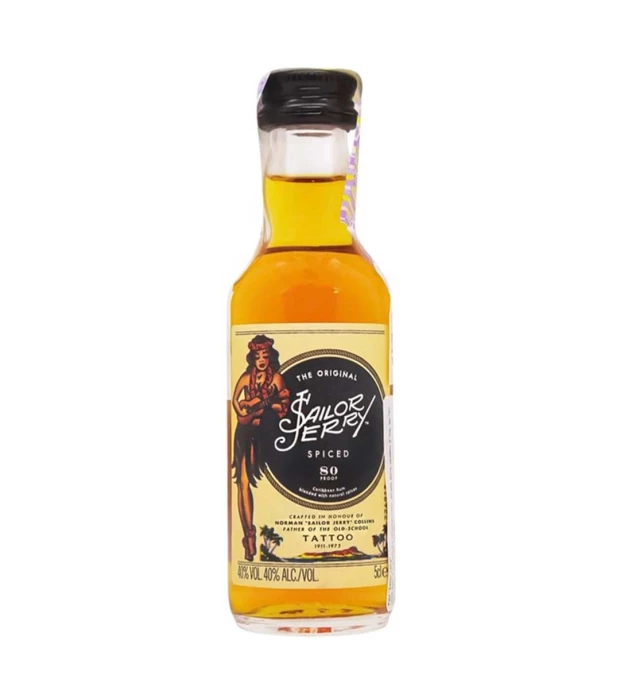 Ром карибский Sailor Jerry Spiced 0,05л 40%