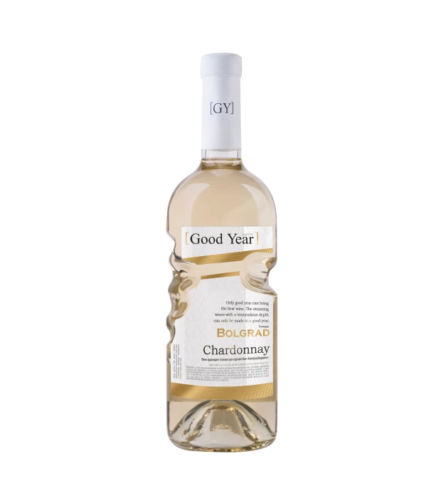 Вино Bolgrad Good Year Chardonnay белое сухое 0,75л 9,5-14%