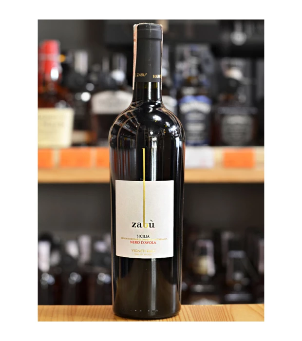 Вино Vigneti Zabu Nero d'Avola Sicilia червоне сухе 0,75л 13,5% купити