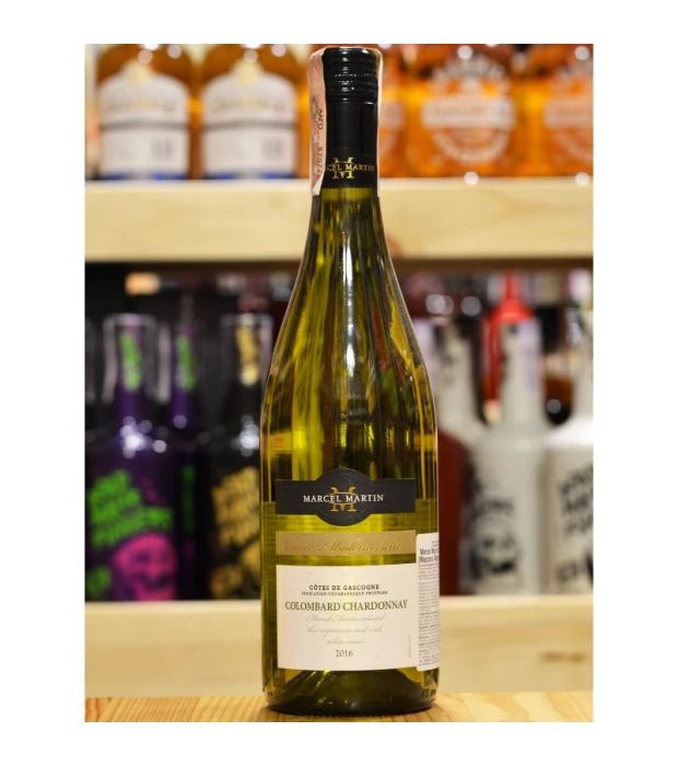 Вино Marcel Martin Colombard Chardonnay белое сухое 0,75л 11,5% купить