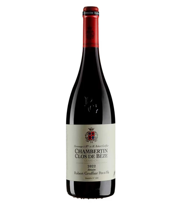 Вино червоне сухе Chambertin Clos de Bèze Grand Cru 2022 Robert Groffier Pere & Fils 0,75 л 13,5%