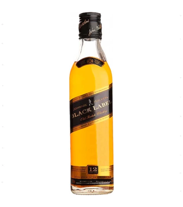 Виски Johnnie Walker Black label 12 лет выдержки 0,375 л 40%