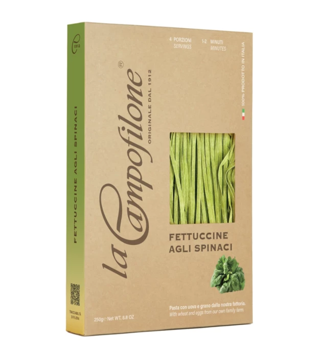 Феттучини со шпинатом La Campofilone 250 г