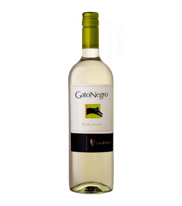 Вино Gato Negro Pinot Grigio белое сухое 0,75л 12,5%
