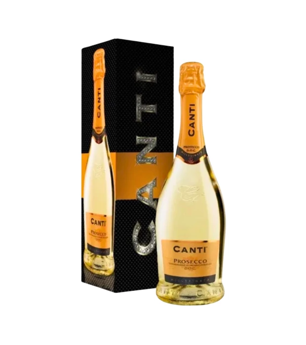 Вино игристое белое экстра сухое Canti Prosecco Millesimato в подарочной коробке 0,75л 11%