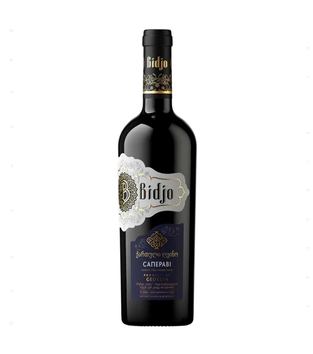 Вино Bidjo Saperavi червоне сухе 0,75л 11-14%