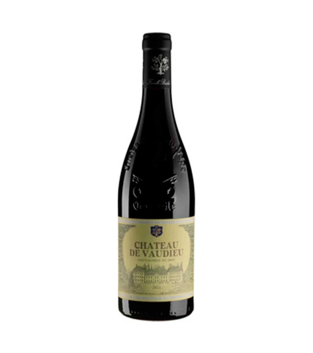 Вино Famille Brechet Chateauneuf-du-Pape Chateau de Vaudieu 2021 червоне сухе 0,75 л 15%