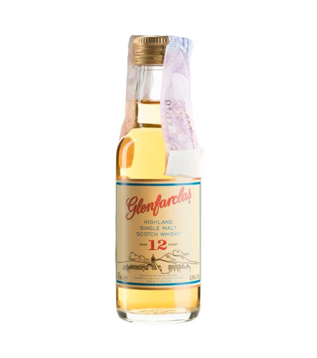 Віскі Glenfarclas 12 YO 0,05 л 43%