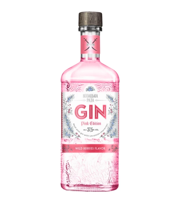 Джин Козацька Рада Pink Edition 0,7л 37,5%