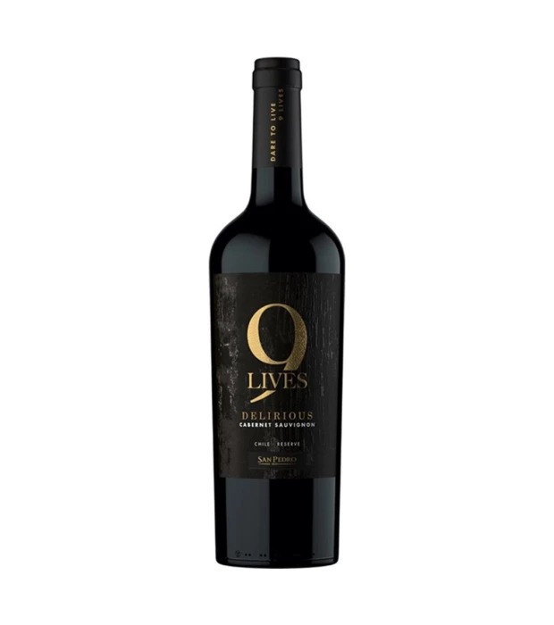 Вино Gato Negro 9 Live Cavernet Sauvignon червоне сухе 0,75л 13,5%