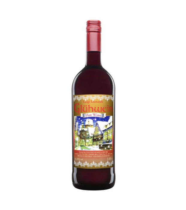Вино Luigi Leonardo Gluhwein червоне сухе 0,75л 12,5%