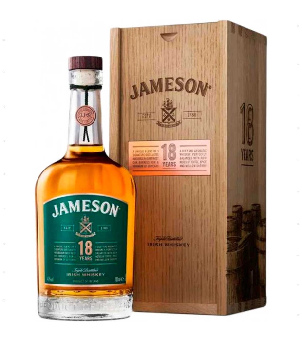 Виски Jameson Limited Reserve 18 лет выдержки 0,7 л 40% в подарочной упаковке