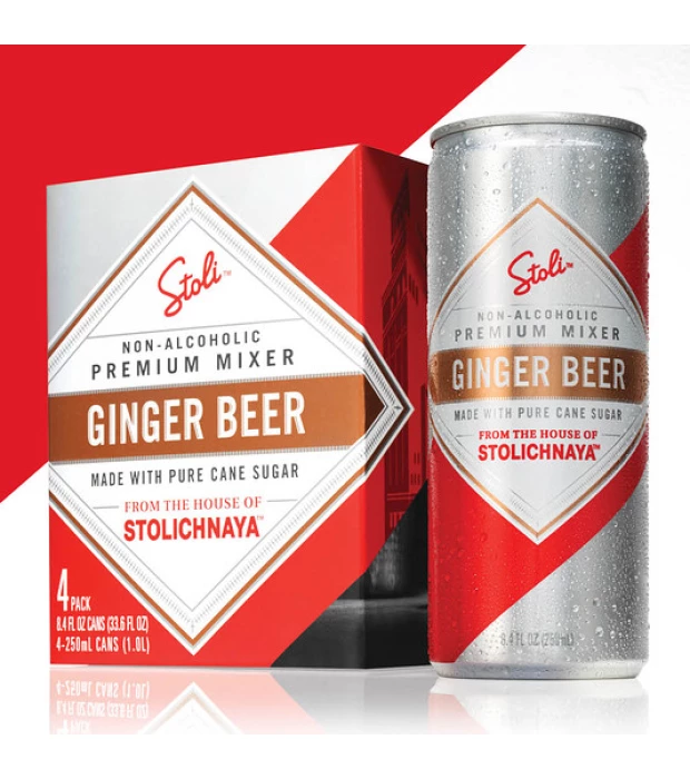 Горілка Stolichnaya 2л 40% + 24 Ginger Beer Stoli купити