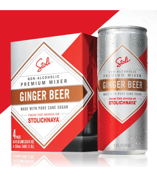 Водка Stolichnaya 2л 40% + 24 Ginger Beer Stoli купить