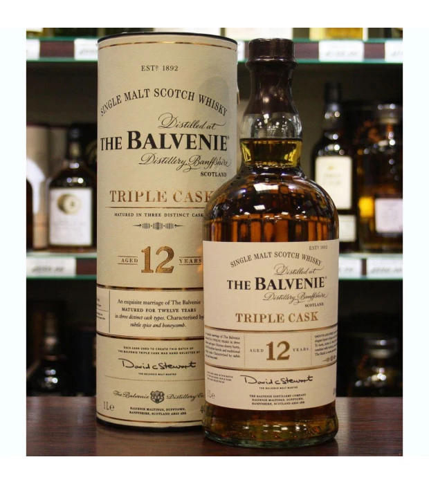 Виски односолодовый Balvenie Doublewood 12 лет выдержки 0,05л 40% купить