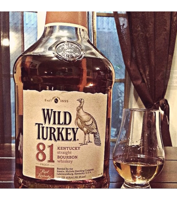 Бурбон Wild Turkey 81 до 8 лет выдержки 1 л 40,5% купить