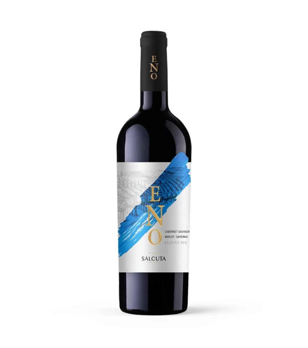 Вино ENO Каберне-Совиньйон Мерло Саперави Электрик Рэд красное сухое 0,75л 13,5%