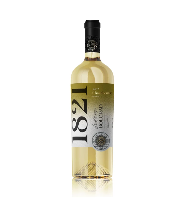 Вино Bolgrad Chardonnay Select біле сухе 0,75л 12,5-13,5%