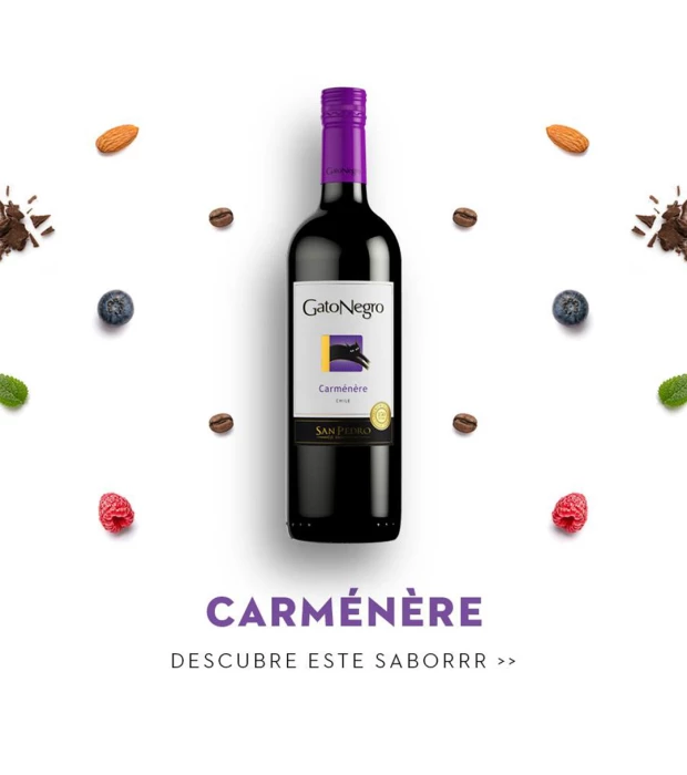 Вино Gato Negro Carmenere червоне сухе 0,75л 13-14% в Україні