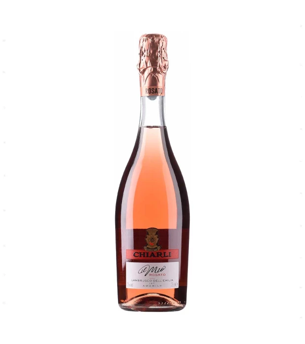 Вино ігристе Chiarli Lambrusco Rosato рожеве солодке 0,75л 7,5%