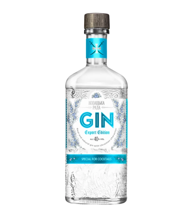 Джин Козацька Рада Export Edition 0,7л 40%
