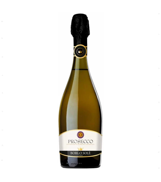 Вино ігристе Borgo Sole Prosecco DOC Brut біле сухе 0,75л 11%