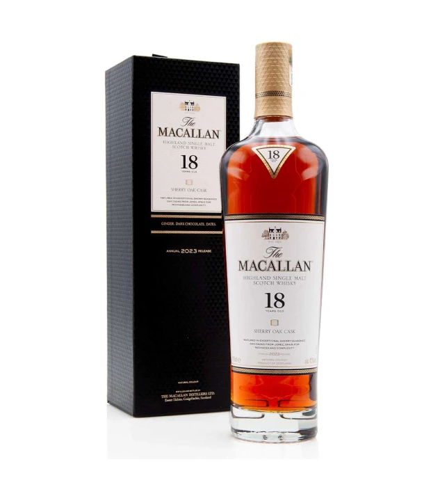 Виски The Macallan Single 18 лет 0,7л 43%