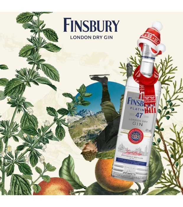 Джин німецький Finsbury Platinum London Dry Gin 1л 47% купити