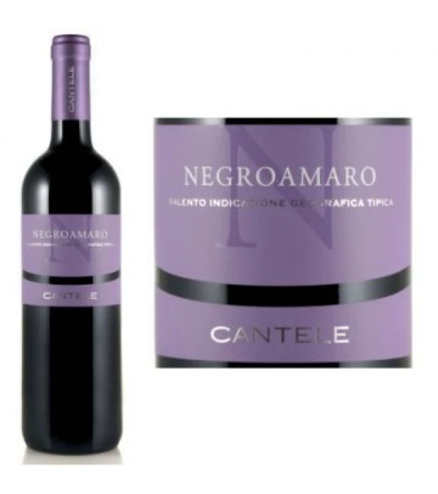 Вино Cantele Negroamaro червоне сухе 0,75л 13% купити