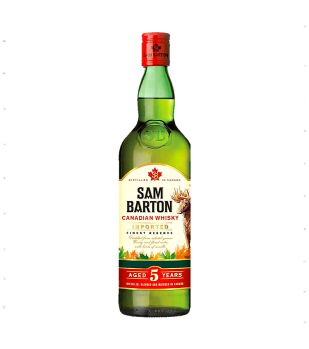 Віскі Sam Barton 5 YO Canadian Whisky 0,7л 40%