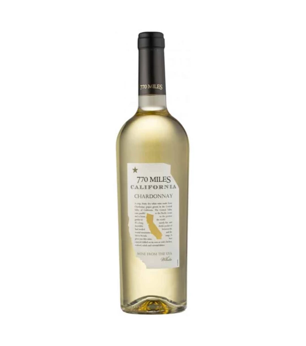 Вино 770 Miles Шардоне белое сухое 0,75л 12,5%