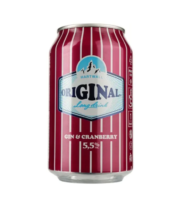 Коктейль Original Long Drink Gin Cranberry 0,33 л 5,5%