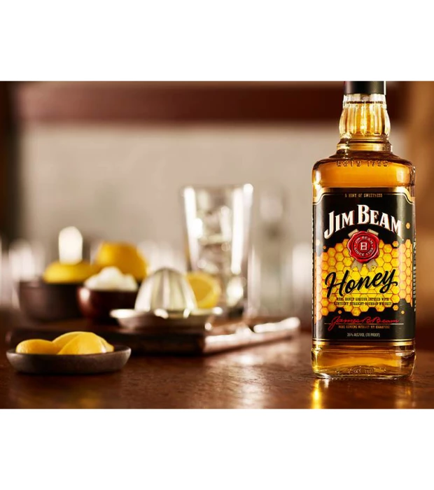 Лікер Jim Beam Honey 0,7л 32,5% + 1 склянка Хайбол купити