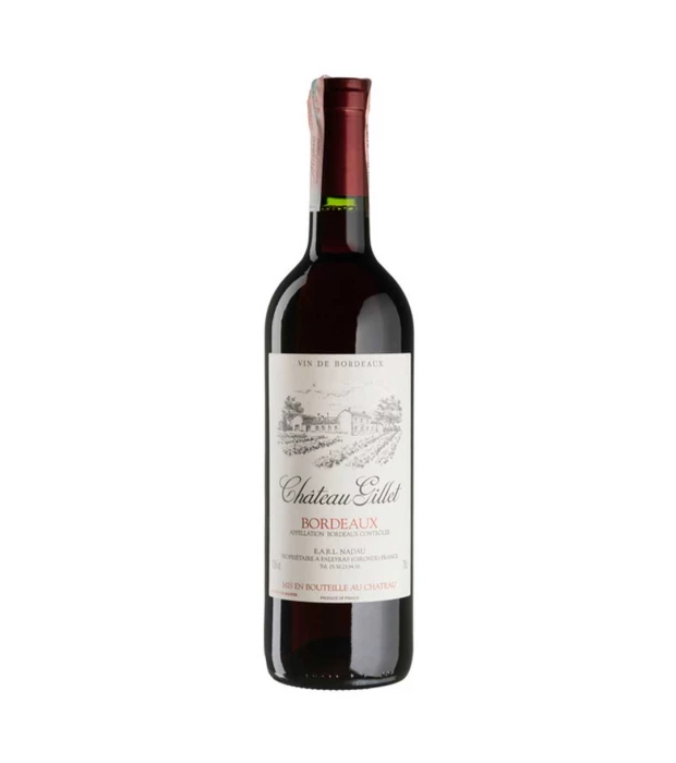 Вино Chateau Gillet красное сухое 0,75л 13,5%