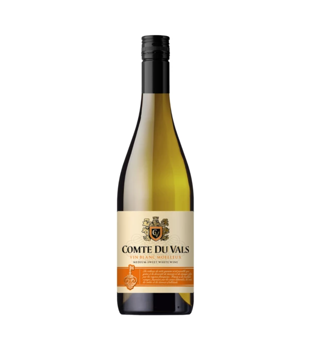 Вино Сomte du Vals Blanc medium sweet напівсолодке біле 0,75л 10,5%