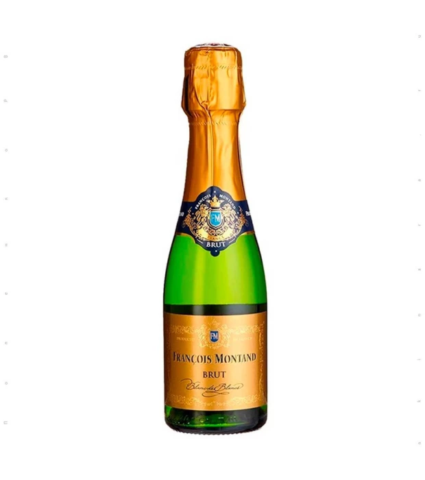 Вино игристое Francois Montand Brut Blanc de Blancs белое брют (3500610054945) 0,2л 11%