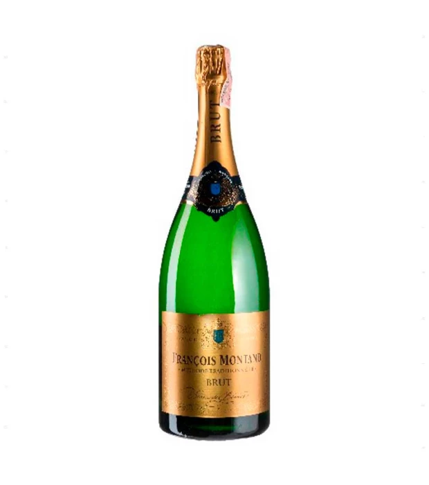 Вино игристое Francois Montand Brut Blanc de Blancs белое брют 1,5л 11%