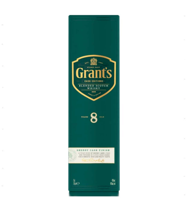 Виски бленд Grants Sherry Cask 8 лет выдержки 0,7л 40%
