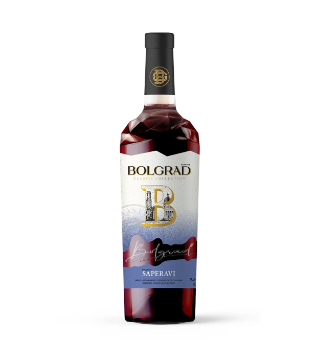 Вино Bolgrad Color Saperavi красное сухое 0,75л 9,5-14%