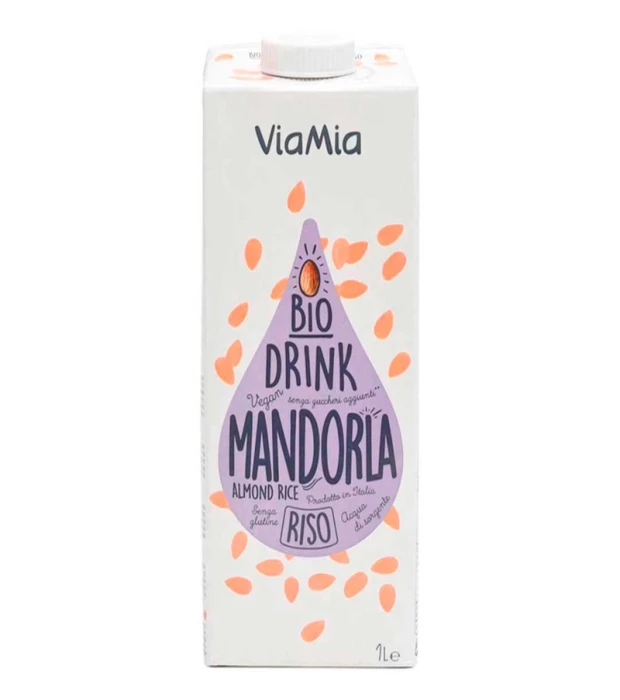 Напиток рисовый с миндалем органический Via Mia