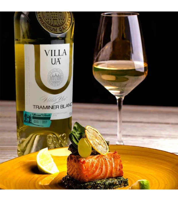 Вино Villa UA Traminer Blanc белое полусладкое 0,75л 9,5-13% купить