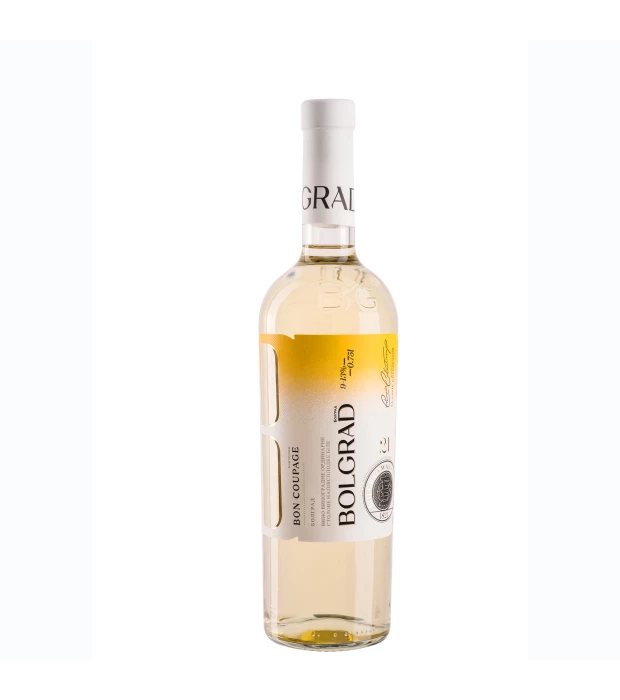 Вино Bolgrad Бон Купаж біле напівсолодке COLOR 0,75л 9-13%