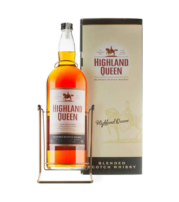 Виски бленд Highland Queen 4,5л 40% с подставкой сувенирной коробке