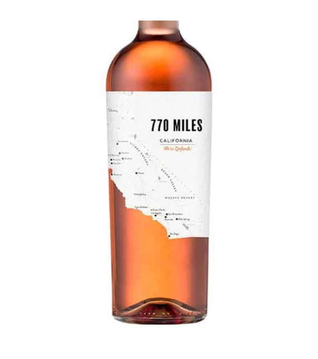 Вино 770 Miles Zinfandel Розе рожеве напівсухе 0,75л 10,5% купити