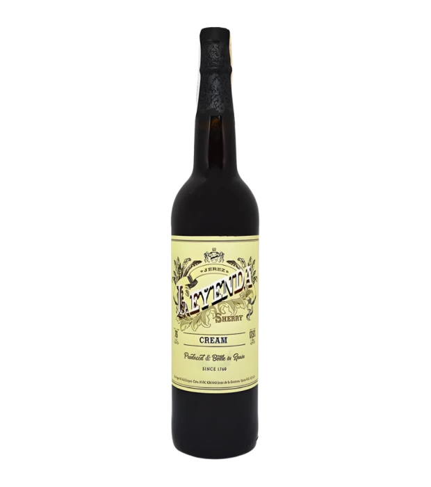 Вино креплёное белое сладкое Valdespino Cream Leyenda Sherry 0,75л 17,5%
