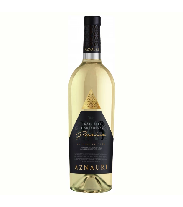 Вино Aznauri Premium Rkatsiteli Chardonnay белое сухое 0,75л 9,5-14%