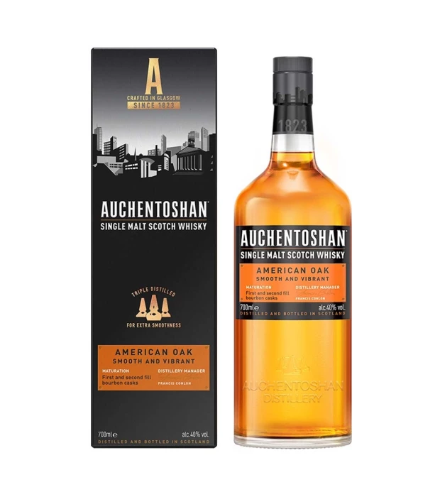 Виски односолодовый Auchentoshan American Oak 0,7 л 40%