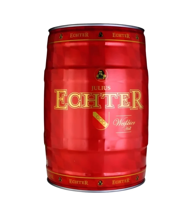 Пиво Wurzburger Hofbrau Julius Echter Weissbier світле нефільтроване 5л 5,4%